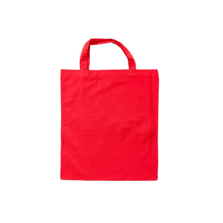 Torby i plecaki - Cotton bag, short handles - XT002 - Red - RAVEN - koszulki reklamowe z nadrukiem, odzież reklamowa i gastronomiczna