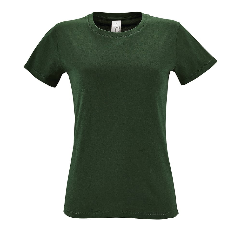 Koszulki T-Shirt - Damska koszulka Regent - Sol's 01825 - Bottle Green - RAVEN - koszulki reklamowe z nadrukiem, odzież reklamowa i gastronomiczna