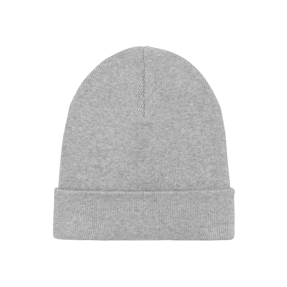 Czapki zimowe i akcesoria - Czapka dzianinowa Rib Beanie - STAU772 - Heather Grey - RAVEN - koszulki reklamowe z nadrukiem, odzież reklamowa i gastronomiczna