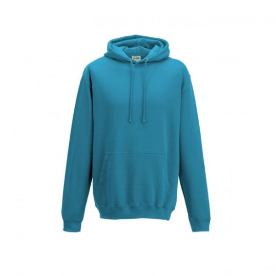 Bluzy - Bluza z kapturem College - Just Hoods JH001 - Turquise Surf - RAVEN - koszulki reklamowe z nadrukiem, odzież reklamowa i gastronomiczna