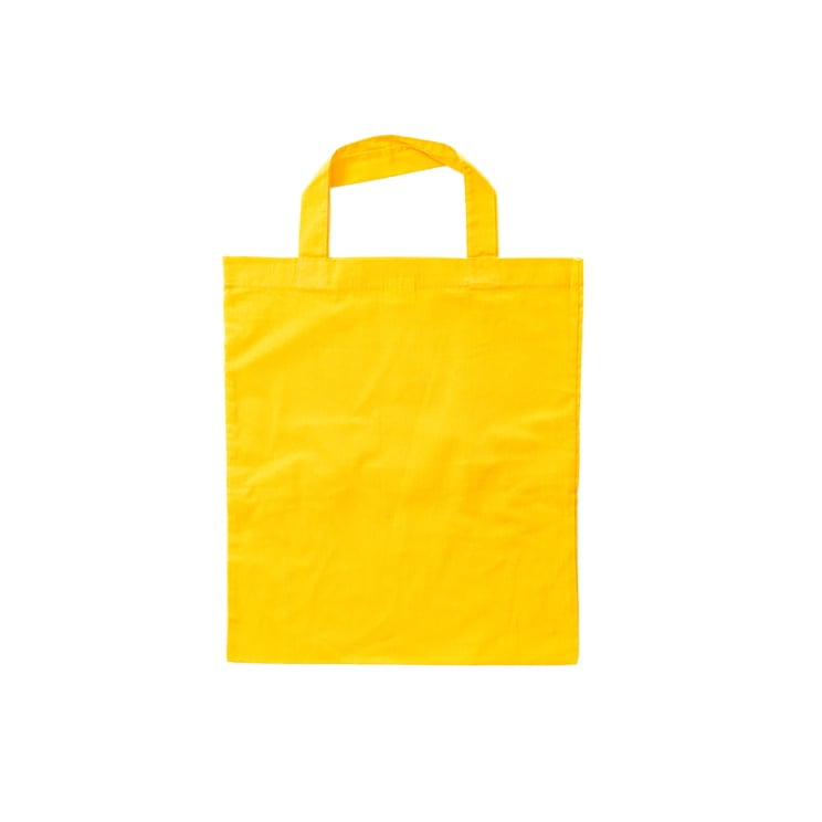 Torby i plecaki - Cotton bag, short handles - XT002 - Yellow - RAVEN - koszulki reklamowe z nadrukiem, odzież reklamowa i gastronomiczna