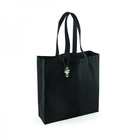 Torby i plecaki - Fairtrade Cotton Classic Shopper - W623 - Black - RAVEN - koszulki reklamowe z nadrukiem, odzież reklamowa i gastronomiczna