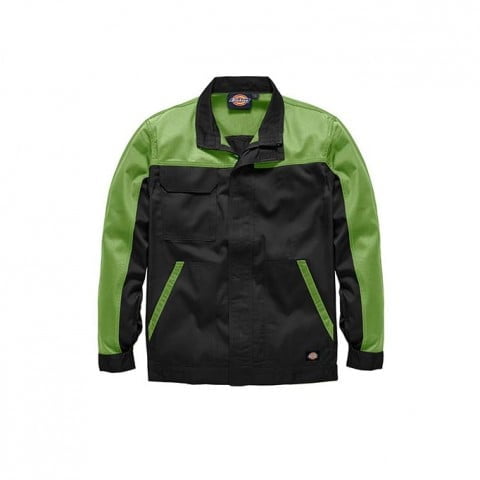 Odzież robocza - Everyday Jacket - ED24/J - Black/Lime Green - RAVEN - koszulki reklamowe z nadrukiem, odzież reklamowa i gastronomiczna