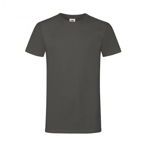 Koszulki T-Shirt - Męska koszulka Sofspun® Zoom - Fruit of the Loom 61-412-0 - Light Graphite  - RAVEN - koszulki reklamowe z nadrukiem, odzież reklamowa i gastronomiczna