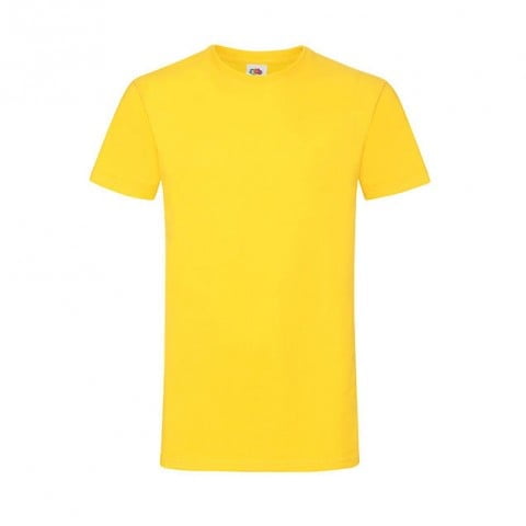 Koszulki T-Shirt - Męska koszulka Sofspun® Zoom - Fruit of the Loom 61-412-0 - Yellow - RAVEN - koszulki reklamowe z nadrukiem, odzież reklamowa i gastronomiczna