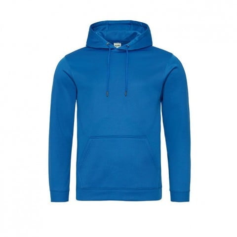 Bluzy - Bluza z kapturem Sport Polyester - Just Hoods JH006 - Royal Blue - RAVEN - koszulki reklamowe z nadrukiem, odzież reklamowa i gastronomiczna