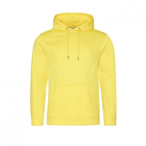 Bluzy - Bluza z kapturem Sport Polyester - Just Hoods JH006 - Sun Yellow - RAVEN - koszulki reklamowe z nadrukiem, odzież reklamowa i gastronomiczna