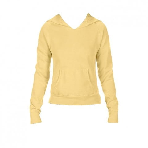 Bluzy - Damska bluza Hooded CC - Comfort Colors 1595 - Butter - RAVEN - koszulki reklamowe z nadrukiem, odzież reklamowa i gastronomiczna