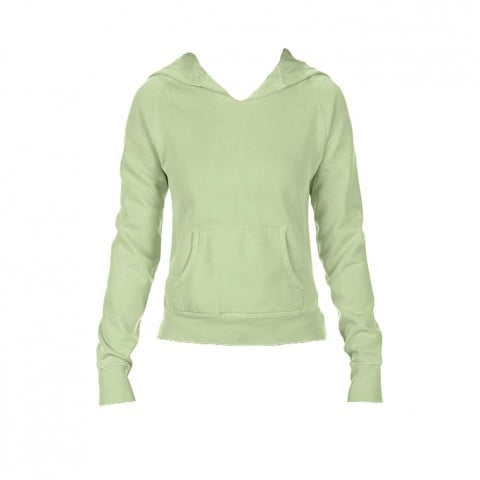 Bluzy - Damska bluza Hooded CC - Comfort Colors 1595 - Celadon - RAVEN - koszulki reklamowe z nadrukiem, odzież reklamowa i gastronomiczna