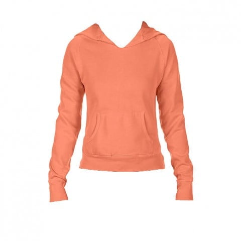 Bluzy - Damska bluza Hooded CC - Comfort Colors 1595 - Melon - RAVEN - koszulki reklamowe z nadrukiem, odzież reklamowa i gastronomiczna