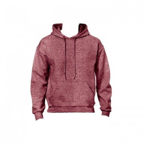 Bluzy - Bluza z kapturem Heavy Blend™ - Gildan 18500 - Heather Sport Dark Maroon - RAVEN - koszulki reklamowe z nadrukiem, odzież reklamowa i gastronomiczna