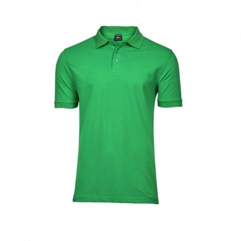 Koszulki Polo - Męska koszulka polo Luxury Stretch - Tee Jays 1405 - Spring Green - RAVEN - koszulki reklamowe z nadrukiem, odzież reklamowa i gastronomiczna