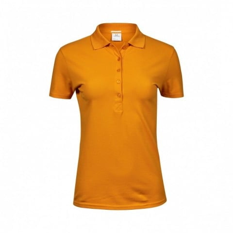 Koszulki Polo - Damska koszulka polo Luxury Stretch - Tee Jays 145 - Mandarin - RAVEN - koszulki reklamowe z nadrukiem, odzież reklamowa i gastronomiczna