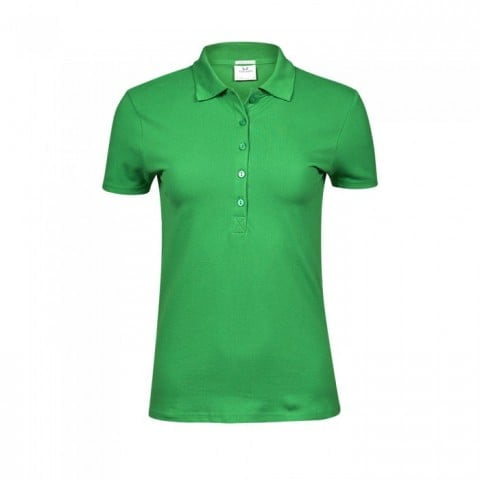 Koszulki Polo - Damska koszulka polo Luxury Stretch - Tee Jays 145 - Spring Green - RAVEN - koszulki reklamowe z nadrukiem, odzież reklamowa i gastronomiczna