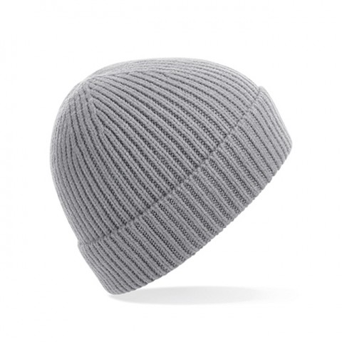 Czapki zimowe i akcesoria - Czapka dzianinowa beanie - Beechfield B380 - Light Grey - RAVEN - koszulki reklamowe z nadrukiem, odzież reklamowa i gastronomiczna