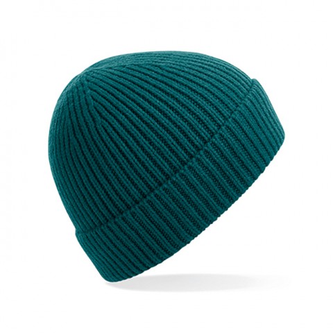 Czapki zimowe i akcesoria - Czapka dzianinowa beanie - Beechfield B380 - Ocean Green - RAVEN - koszulki reklamowe z nadrukiem, odzież reklamowa i gastronomiczna