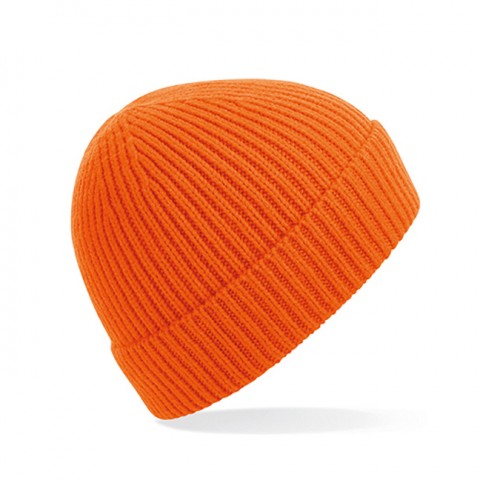 Czapki zimowe i akcesoria - Czapka dzianinowa beanie - Beechfield B380 - Orange - RAVEN - koszulki reklamowe z nadrukiem, odzież reklamowa i gastronomiczna