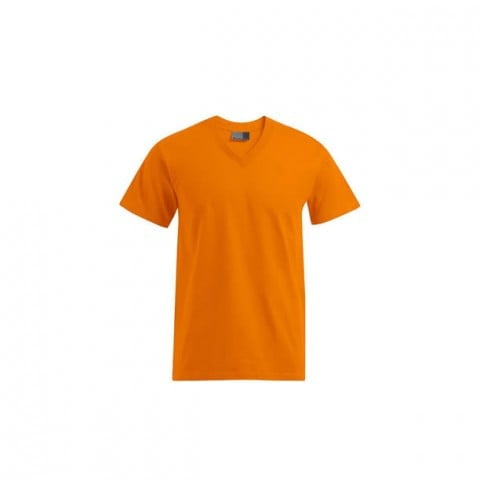 Koszulki T-Shirt - Męska koszulka z dekoltem w serek 3025 - Promodoro 3025 - Orange - RAVEN - koszulki reklamowe z nadrukiem, odzież reklamowa i gastronomiczna