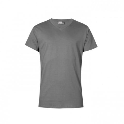 Koszulki T-Shirt - Męska koszulka z dekoltem w serek 3025 - Promodoro 3025 - Steel Grey (Solid) - RAVEN - koszulki reklamowe z nadrukiem, odzież reklamowa i gastronomiczna