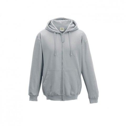 Bluzy - Bluza z kapturem Zoodie - Just Hoods JH050 - Heather Grey - RAVEN - koszulki reklamowe z nadrukiem, odzież reklamowa i gastronomiczna