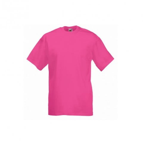 Koszulki T-Shirt - Męska koszulka Valueweight T - Fruit of the Loom 61-036-0 - Fuchsia - RAVEN - koszulki reklamowe z nadrukiem, odzież reklamowa i gastronomiczna