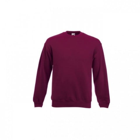 Bluzy - Bluza Crewneck Set-In - Fruit of the Loom 62-202-0 - Burgundy - RAVEN - koszulki reklamowe z nadrukiem, odzież reklamowa i gastronomiczna