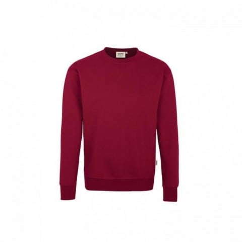 Bluzy - Bluza premium typu crewneck 471 - Hakro 471 - Burgundy - RAVEN - koszulki reklamowe z nadrukiem, odzież reklamowa i gastronomiczna