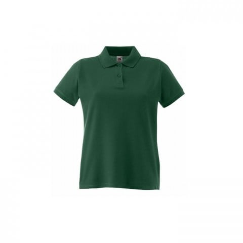 Koszulki Polo - Damska koszulka polo Premium Lady-Fit - 63-030-0 - Forest Green - RAVEN - koszulki reklamowe z nadrukiem, odzież reklamowa i gastronomiczna