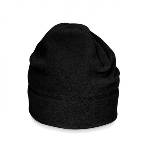 Czapki zimowe i akcesoria - Czapka polarowa beanie Suprafleece - Beechfield B244 - Black - RAVEN - koszulki reklamowe z nadrukiem, odzież reklamowa i gastronomiczna