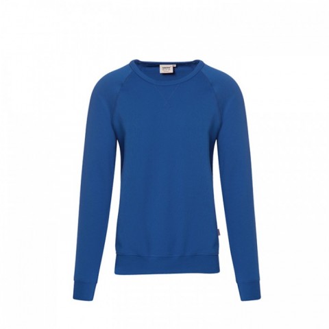 Bluzy - Męska bluza typu reglan 607 - Hakro 607 - Royal Blue - RAVEN - koszulki reklamowe z nadrukiem, odzież reklamowa i gastronomiczna