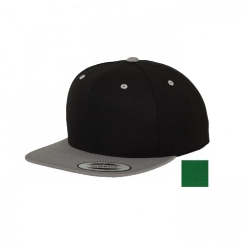 czarno-szary snapback flexfit z haftem