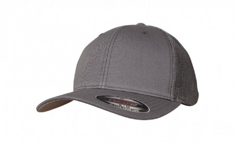 Czapki z daszkiem - Czapka Trucker Mesh - Flexfit 6511 - Dark Grey - RAVEN - koszulki reklamowe z nadrukiem, odzież reklamowa i gastronomiczna