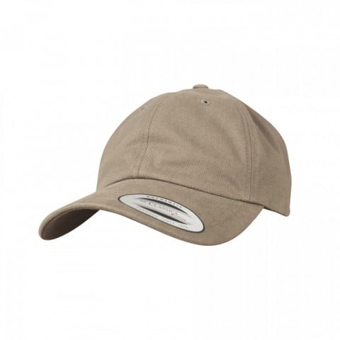 khaki czapka dad hat z haftem