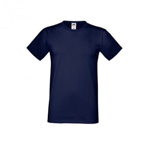 Koszulki T-Shirt - Męska koszulka Sofspun® Zoom - Fruit of the Loom 61-412-0 - Deep Navy - RAVEN - koszulki reklamowe z nadrukiem, odzież reklamowa i gastronomiczna