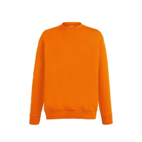 Bluzy - Bluza Crewneck Lightweight Set-In - Fruit of the Loom 62-156-0 - Orange - RAVEN - koszulki reklamowe z nadrukiem, odzież reklamowa i gastronomiczna