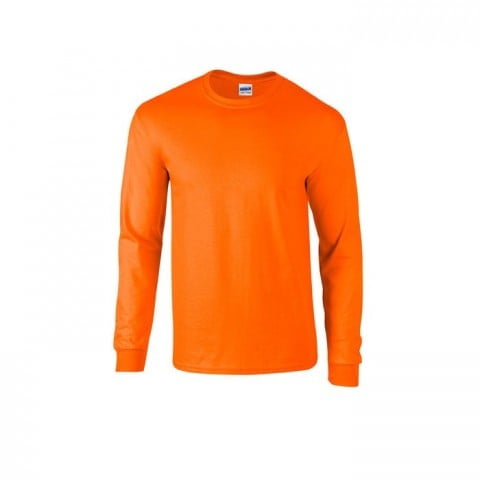 Koszulki T-Shirt - Koszulka z długim rękawem Ultra Cotton™ - Gildan 2400 - Safety Orange - RAVEN - koszulki reklamowe z nadrukiem, odzież reklamowa i gastronomiczna