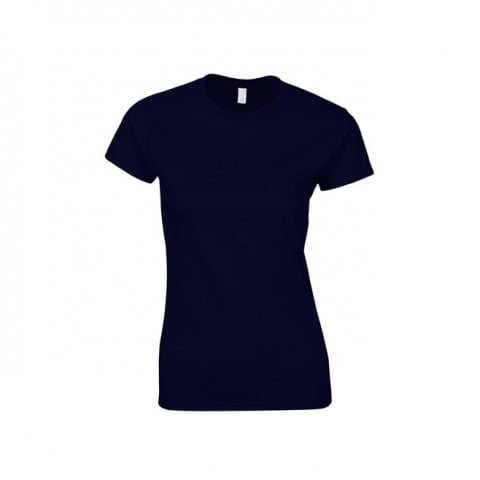 Koszulki T-Shirt - Damska koszulka Softstyle® - Gildan 64000L - Navy - RAVEN - koszulki reklamowe z nadrukiem, odzież reklamowa i gastronomiczna