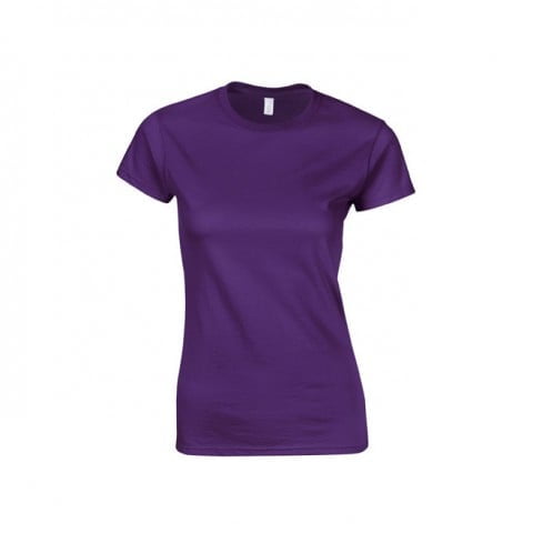 Koszulki T-Shirt - Damska koszulka Softstyle® - Gildan 64000L - Purple - RAVEN - koszulki reklamowe z nadrukiem, odzież reklamowa i gastronomiczna