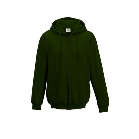 Bluzy - Bluza z kapturem Zoodie - Just Hoods JH050 - Forest Green - RAVEN - koszulki reklamowe z nadrukiem, odzież reklamowa i gastronomiczna