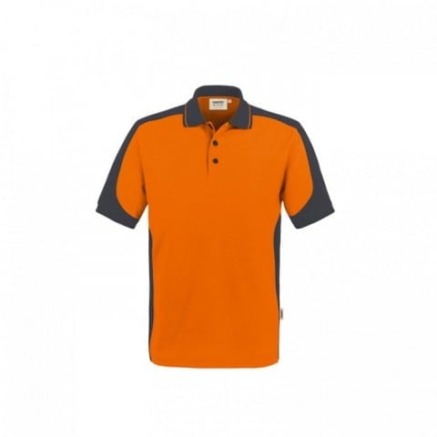 Koszulki Polo - Męska koszulka polo Performance Contrast 839 - Hakro 839 - Orange - RAVEN - koszulki reklamowe z nadrukiem, odzież reklamowa i gastronomiczna