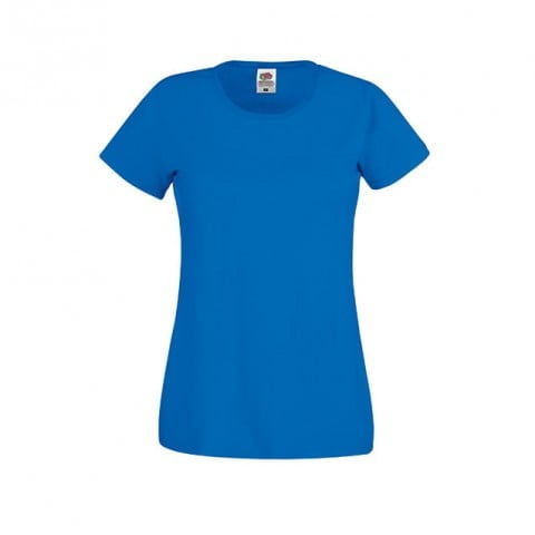 Koszulki T-Shirt - Damska koszulka Original Lady-Fit - Fruit of the Loom 61-420-0 - Royal Blue - RAVEN - koszulki reklamowe z nadrukiem, odzież reklamowa i gastronomiczna