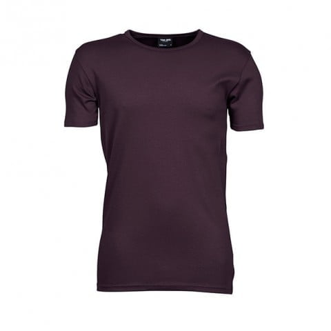 Koszulki T-Shirt - Męska koszulka Interlock Tee -  Tee Jays 520 - Plum - RAVEN - koszulki reklamowe z nadrukiem, odzież reklamowa i gastronomiczna