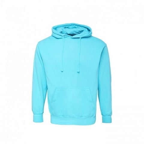 Bluzy - Męska bluza Hooded CC - Comfort Colors 1567 - Lagoon Blue - RAVEN - koszulki reklamowe z nadrukiem, odzież reklamowa i gastronomiczna