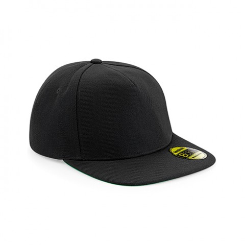 Czapki z daszkiem - Czapka Snapback Original Peak - Beechfield B660 - Black/Black/Black - RAVEN - koszulki reklamowe z nadrukiem, odzież reklamowa i gastronomiczna