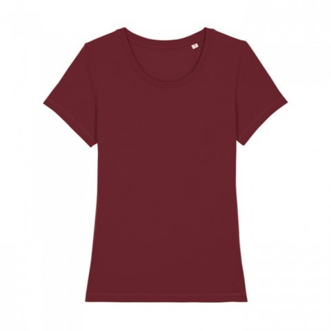 Koszulki T-Shirt - Damski T-shirt Stella Expresser - STTW032 - Burgundy - RAVEN - koszulki reklamowe z nadrukiem, odzież reklamowa i gastronomiczna