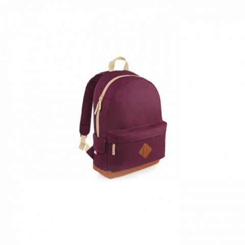 Torby i plecaki - Heritage Backpack - BG825 - Burgundy - RAVEN - koszulki reklamowe z nadrukiem, odzież reklamowa i gastronomiczna