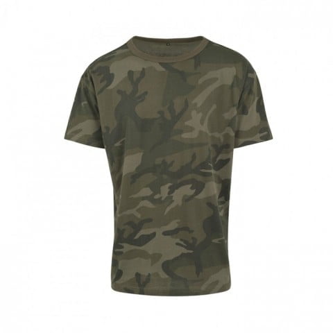 Koszulki T-Shirt - Męska koszulka Camo Tee - Build your Brand BY079 - Olive Camo - RAVEN - koszulki reklamowe z nadrukiem, odzież reklamowa i gastronomiczna