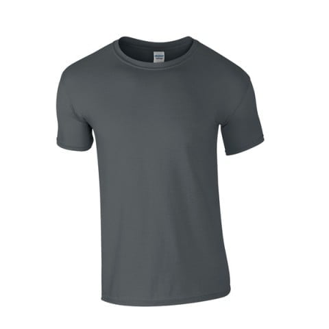 Koszulki T-Shirt - Męska koszulka Softstyle® - Gildan 64000 - Charcoal - RAVEN - koszulki reklamowe z nadrukiem, odzież reklamowa i gastronomiczna