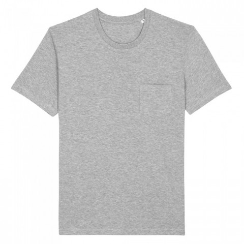 Koszulki T-Shirt - T-shirt unisex Creator Pocket - STTU830 - Heather Grey - RAVEN - koszulki reklamowe z nadrukiem, odzież reklamowa i gastronomiczna