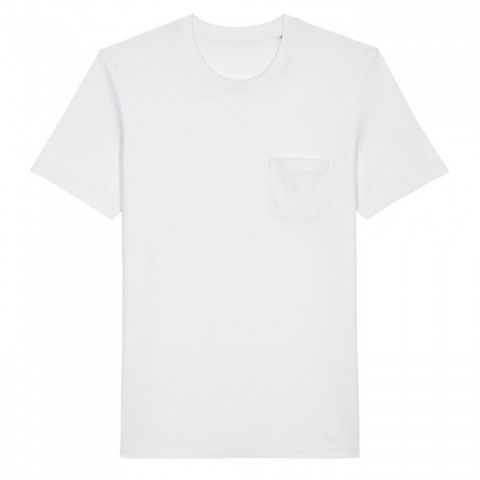 Koszulki T-Shirt - T-shirt unisex Creator Pocket - STTU830 - White - RAVEN - koszulki reklamowe z nadrukiem, odzież reklamowa i gastronomiczna